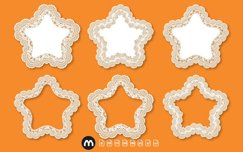 Laser Cut Star SVG Design – Beautiful & Intricate Decorative Pattern for Crafts SVG naemmiah021 