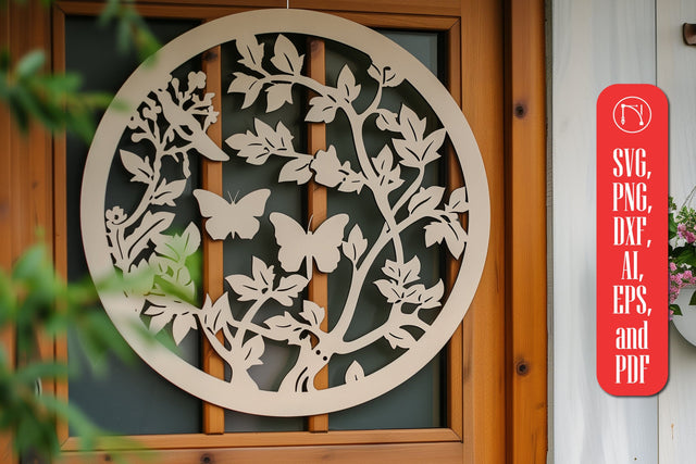 Laser Cut Summer Door Sign SVG. SVG MD JOYNAL ABDIN 