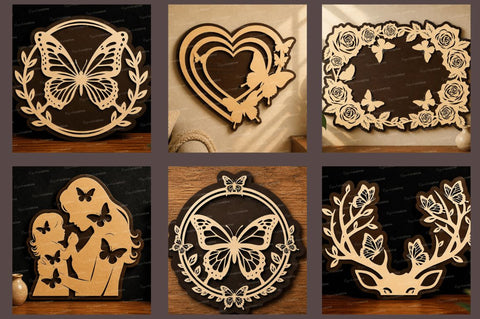Laser Cut SVG Mega Bundle, Laser Cut Files pack Bundle SVG Regulrcrative 