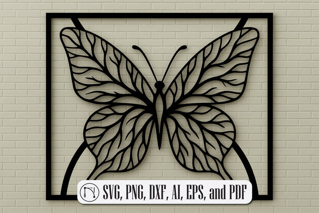 Laser Cut Tree in Butterfly SVG cut file SVG MD JOYNAL ABDIN 