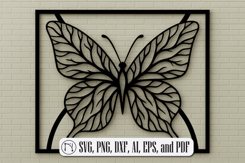 Laser Cut Tree in Butterfly SVG cut file SVG MD JOYNAL ABDIN 