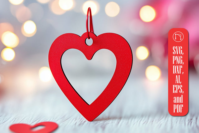 Laser Cut Valentine Earring SVG Cut File 2 SVG MD JOYNAL ABDIN 