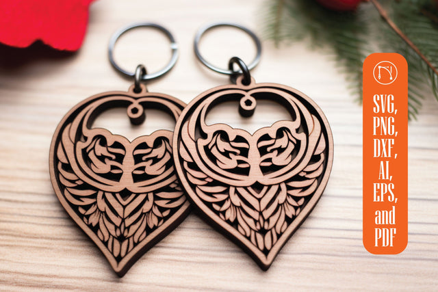 Laser Cut Valentine Keychain SVG bundle SVG MD JOYNAL ABDIN 