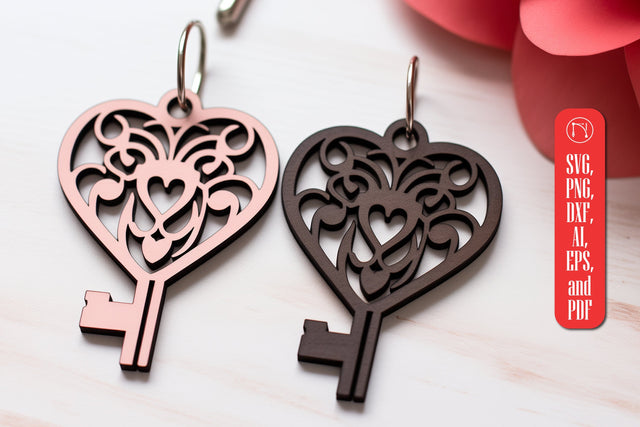 Laser Cut Valentine Keychain SVG SVG MD JOYNAL ABDIN 
