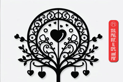 Laser Cut Valentine Stand Decor SVG SVG MD JOYNAL ABDIN 