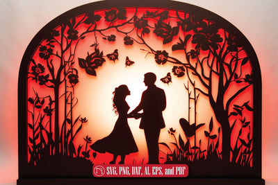 Laser Cut Valentine Stand SVG SVG MD JOYNAL ABDIN 