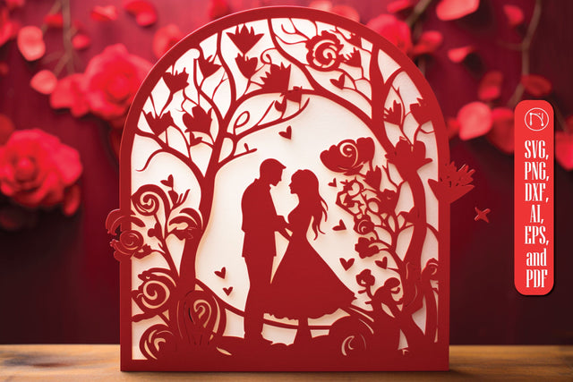Laser Cut Valentine Stand SVG SVG MD JOYNAL ABDIN 