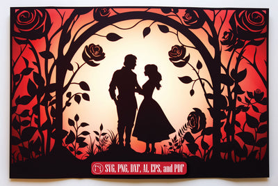 Laser Cut Valentine Stand SVG SVG MD JOYNAL ABDIN 