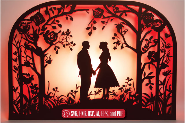 Laser Cut Valentine Stand SVG SVG MD JOYNAL ABDIN 