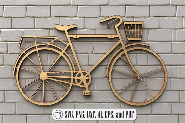 laser-cut wall panel bicycle SVG SVG MD JOYNAL ABDIN 