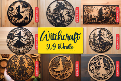 Laser cut Witchcraft SVG cut file Bundle SVG MD JOYNAL ABDIN 