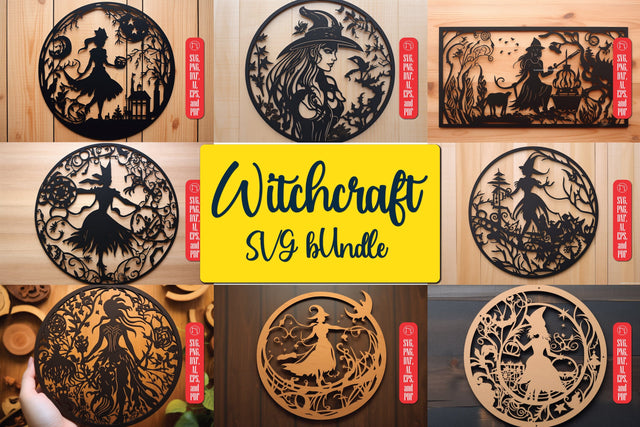 Laser cut Witchcraft SVG cut file Bundle SVG MD JOYNAL ABDIN 