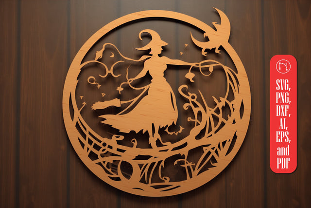 Laser cut Witchcraft SVG cut file SVG MD JOYNAL ABDIN 