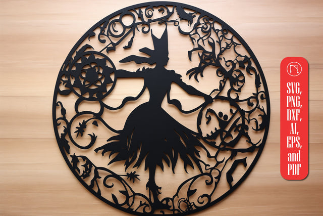 Laser cut Witchcraft SVG cut file SVG MD JOYNAL ABDIN 