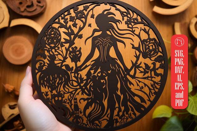 Laser cut Witchcraft SVG cut file SVG MD JOYNAL ABDIN 