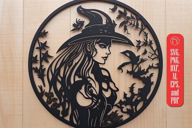 Laser cut Witchcraft SVG cut file SVG MD JOYNAL ABDIN 