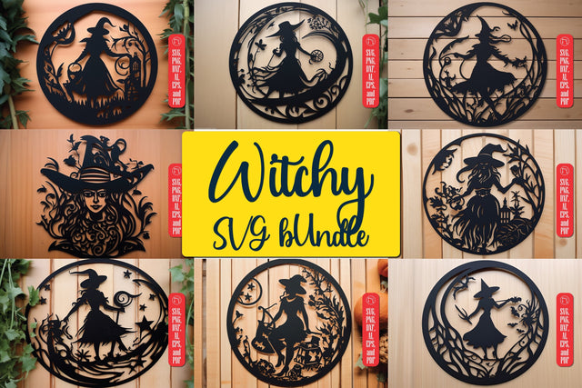 Laser Cut Witchy SVG Bundle SVG MD JOYNAL ABDIN 