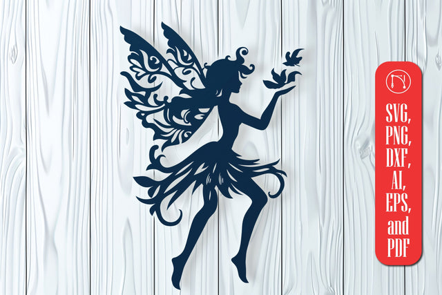 Laser Cut Wood Fairy SVG cut file SVG MD JOYNAL ABDIN 