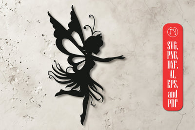 Laser Cut Wood Fairy SVG cut file SVG MD JOYNAL ABDIN 