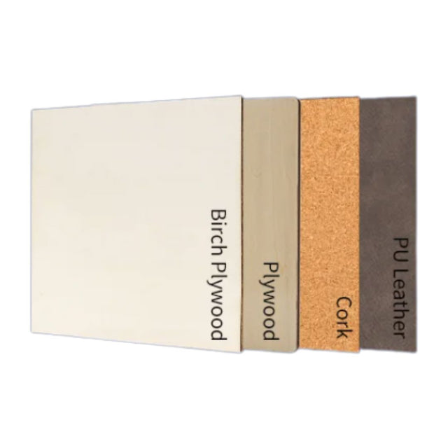 Laser Engraving Sample Pack, Mixed Blanks for Testing & Custom Projects Physical Craft Express 