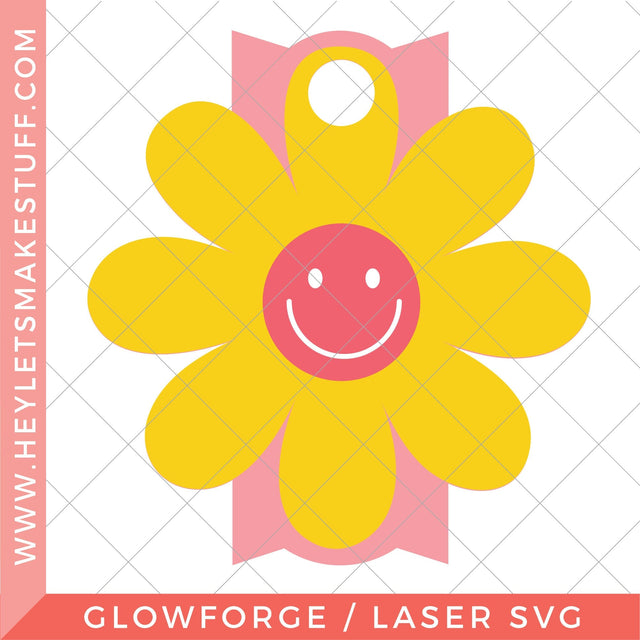 Laser Personalized Stanley Cup Flower Topper SVG Hey Let's Make Stuff 