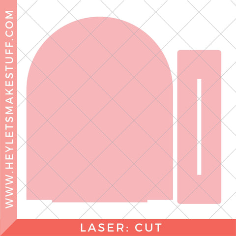 Laser Simple Standing Sign SVG Hey Let's Make Stuff 