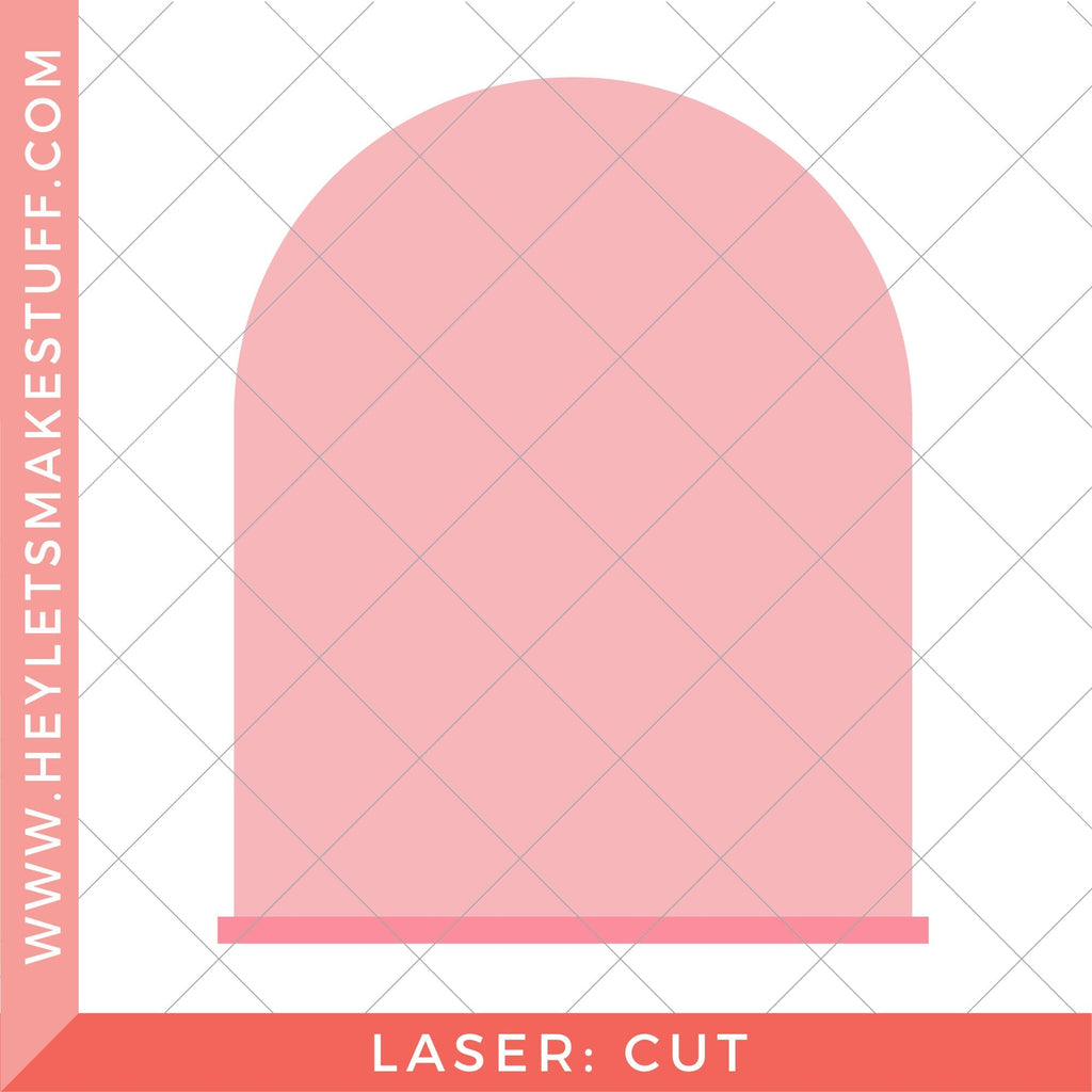 Laser Simple Standing Sign - So Fontsy