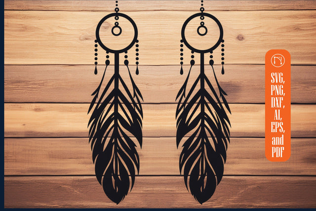 Lasercut Feather Dream Catcher SVG Bundle SVG MD JOYNAL ABDIN 