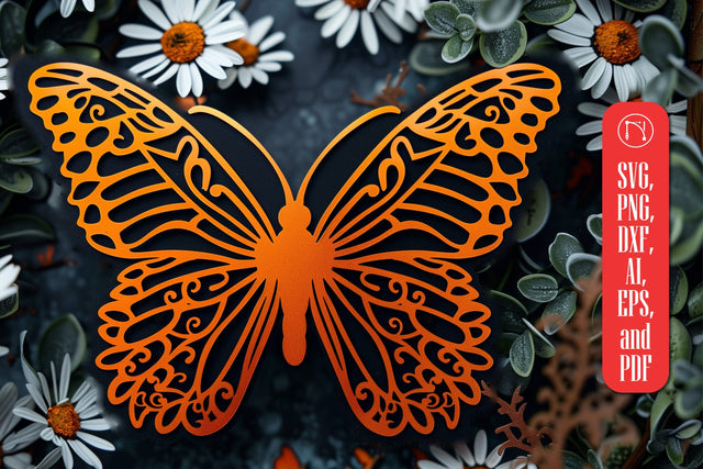Laser/Paper Cut Butterfly SVG SVG MD JOYNAL ABDIN 