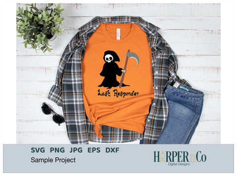 LAST RESPONDER SVG PNG Cut EPS File SVG HarperNCo 