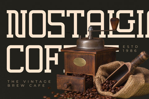 Lastime Echoes - Display Slab Serif Font Letterena Studios 