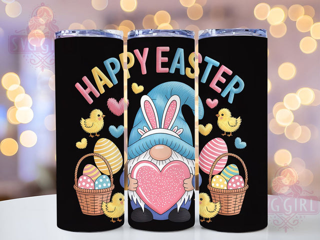 Latch Hook Easter Gnome Tumbler, Easter Yarn Tumbler, Stylish 20oz Wrap, Sublimation Design, Trendy Gift Idea, Cozy Gnome Wrap, Handmade Easter Tumbler Sublimation SvggirlplusArt 