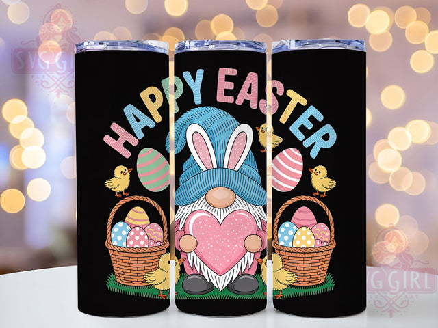 Latch Hook Easter Gnome Tumbler, Easter Yarn Tumbler, Stylish 20oz Wrap, Sublimation Design, Trendy Gift Idea, Cozy Gnome Wrap, Handmade Easter Tumbler Sublimation SvggirlplusArt 