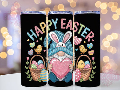 Latch Hook Easter Gnome Tumbler, Easter Yarn Tumbler, Stylish 20oz Wrap, Sublimation Design, Trendy Gift Idea, Cozy Gnome Wrap, Handmade Easter Tumbler Sublimation SvggirlplusArt 
