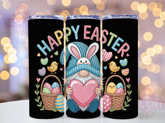 Latch Hook Easter Gnome Tumbler, Easter Yarn Tumbler, Stylish 20oz Wrap, Sublimation Design, Trendy Gift Idea, Cozy Gnome Wrap, Handmade Easter Tumbler Sublimation SvggirlplusArt 