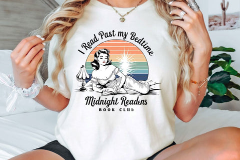 Late Night Reader PNG, Book Club PNG Sublimation Design Sublimation Regulrcrative 