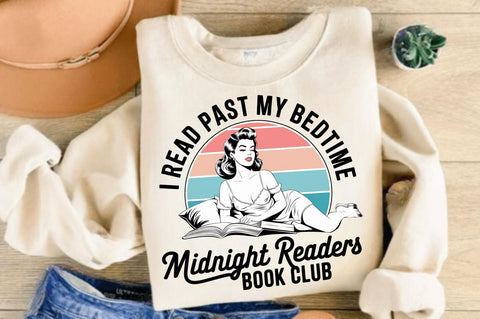 Late Night Reader PNG, Book Club PNG Sublimation Design Sublimation Regulrcrative 