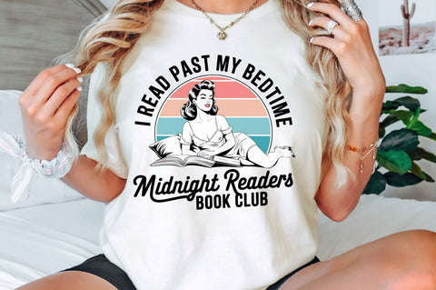 Late Night Reader PNG, Book Club PNG Sublimation Design Sublimation Regulrcrative 