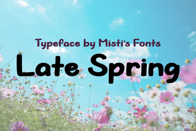 Late Spring Font Misti's Fonts 