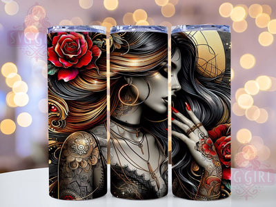 Latina Pride Chicano Tumbler Wrap, Latina Pride Tumbler, Mexican-American Tumbler Design, 20oz Chicana Gift, Brown Beauty Tumbler, Mujer Poderosa Cup, Latinx Sublimation Design Sublimation SvggirlplusArt 