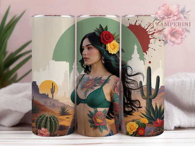 Latina Pride Mexican Flag Tumbler, Mexican Flag Cup, Patriotic Mexico Mug, La Mexicana Gift, Mexican Heritage Drinkware, Cultural Pride Tumbler, Viva Mexico Cup Sublimation Li Zamperini 