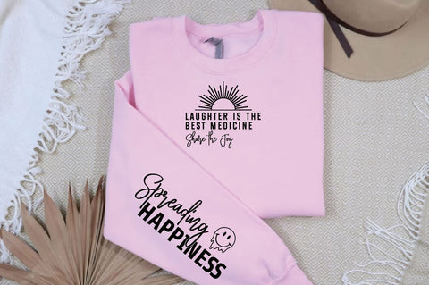 Laughter is the Best Medicine Share the Joy Sleeve SVG Design SVG Designangry 