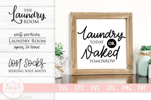 Laundry Sign SVG Cut File SVG dapiyupi store 