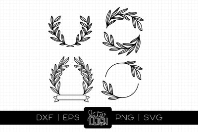 Laurel Leaves SVG Kitaleigh 