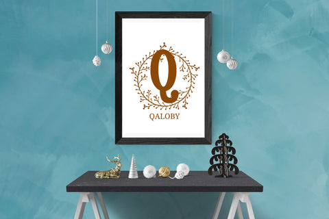 Laurentis Monogram Font Dm Letter Studio 