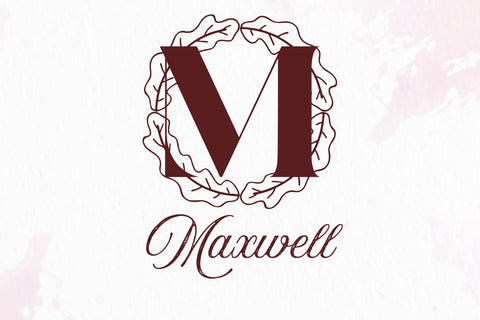 Laurion Monogram Font Dm Letter Studio 