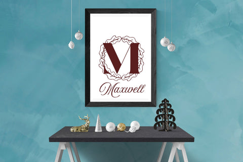 Laurion Monogram Font Dm Letter Studio 