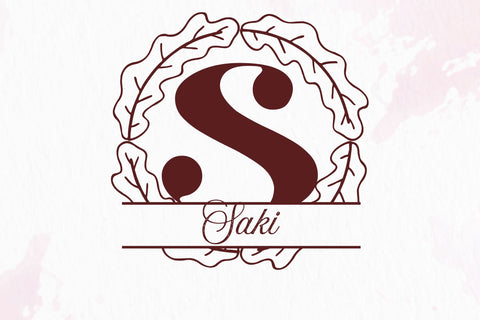 Laurion Split Monogram Font Dm Letter Studio 