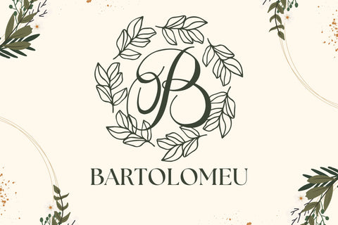 Laurisia Monogram Font Dm Letter Studio 