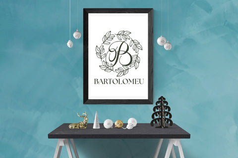 Laurisia Monogram Font Dm Letter Studio 